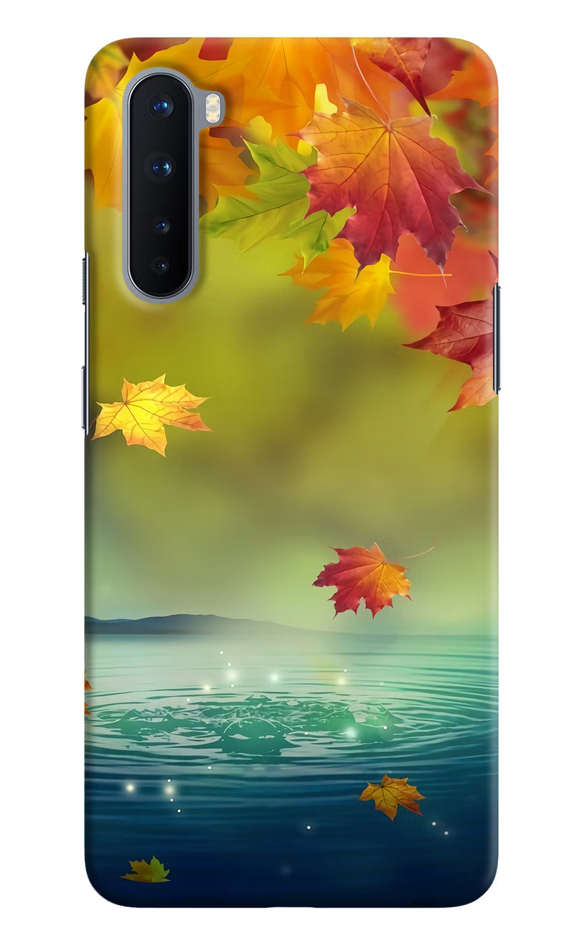 Flowers Oneplus Nord Hard Case Back Cover by Casekaro