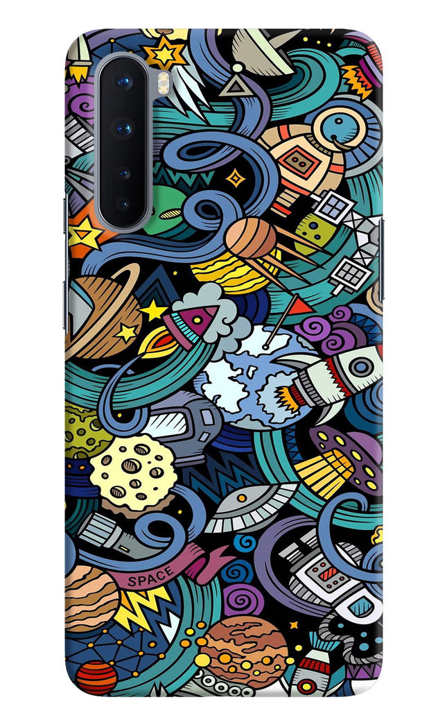 Space Abstract Oneplus Nord Hard Case Back Cover by Casekaro