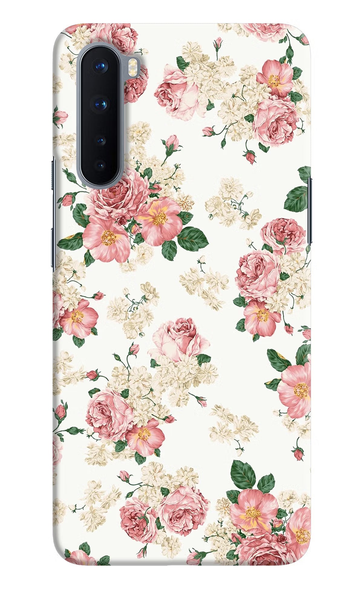 Flowers Oneplus Nord Hard Case Back Cover by Casekaro