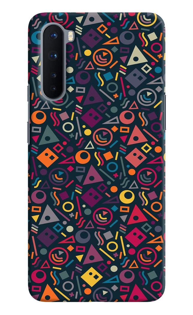Geometric Abstract Oneplus Nord Hard Case Back Cover by Casekaro