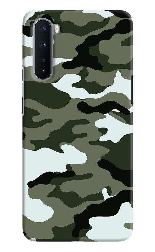 Camouflage Oneplus Nord Hard Case Back Cover by Casekaro
