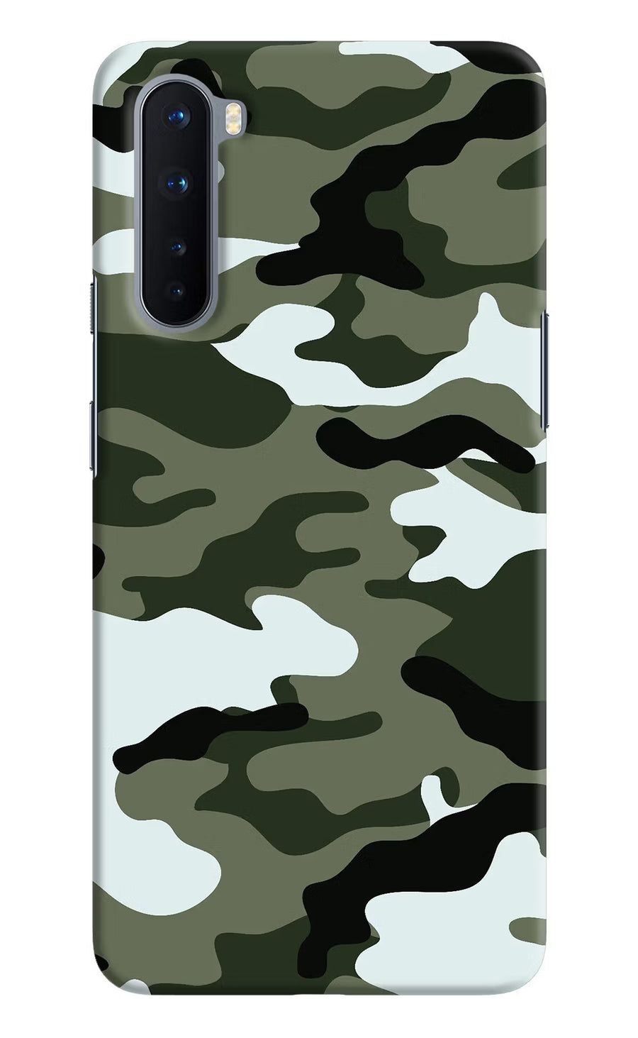 Camouflage Oneplus Nord Back Cover, Hard case