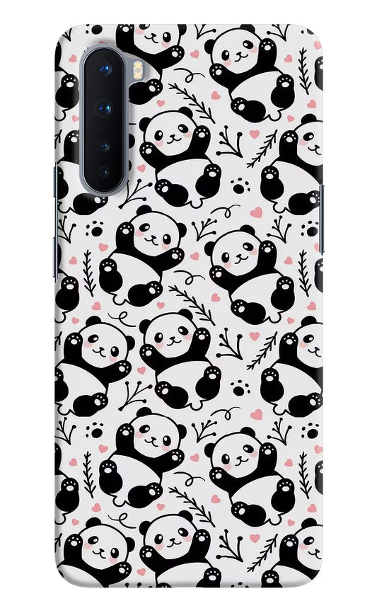 Cute Panda Oneplus Nord Hard Case Back Cover by Casekaro