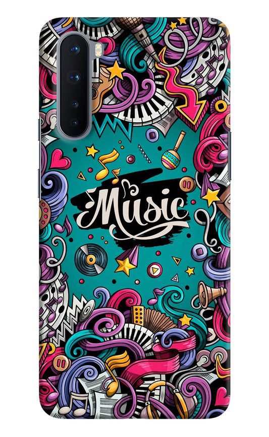 Music Graffiti Oneplus Nord Hard Case Back Cover by Casekaro