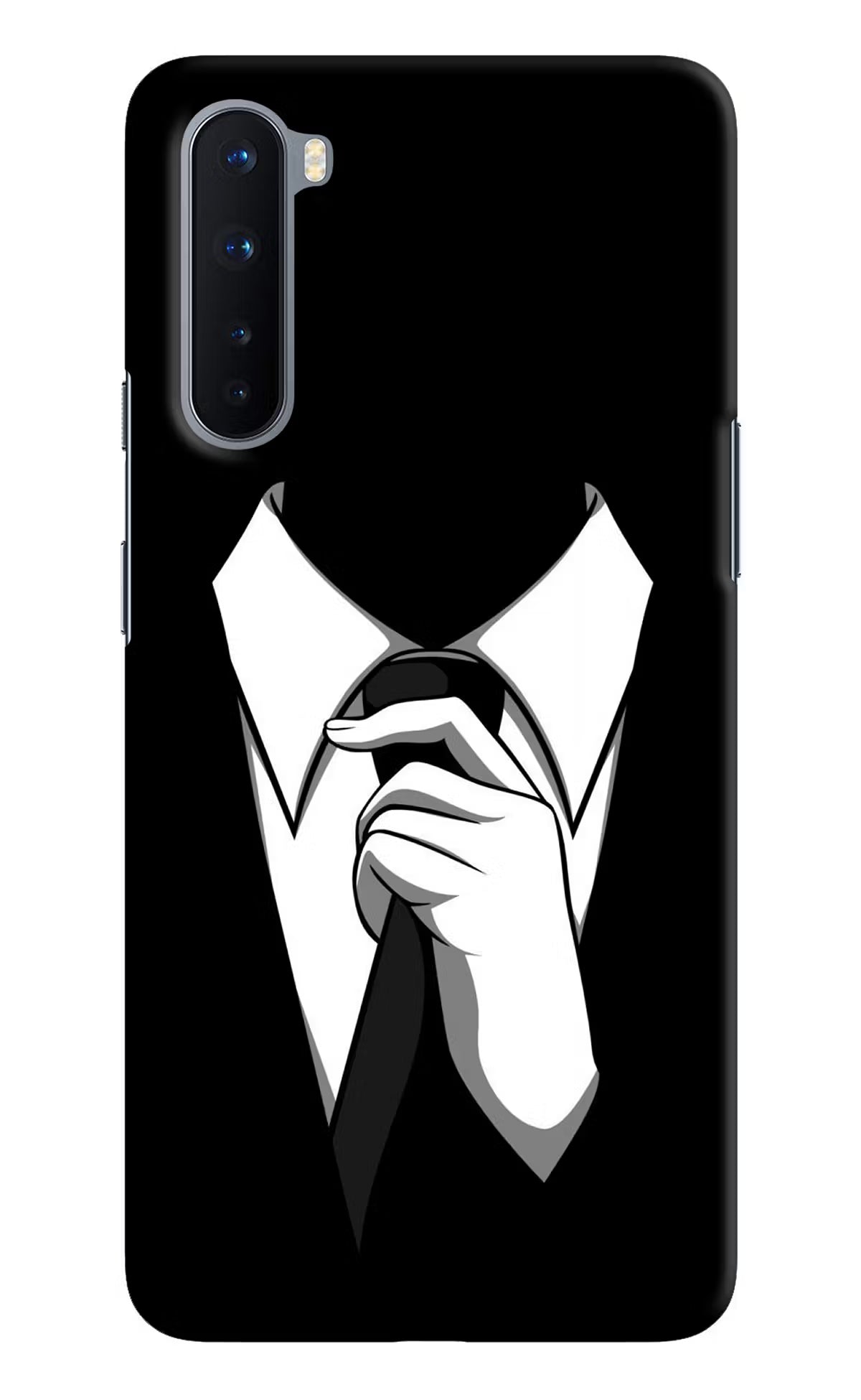 Black Tie Oneplus Nord Hard Case Back Cover by Casekaro