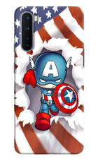 Captain America Oneplus Nord Hard Case Back Cover by Casekaro