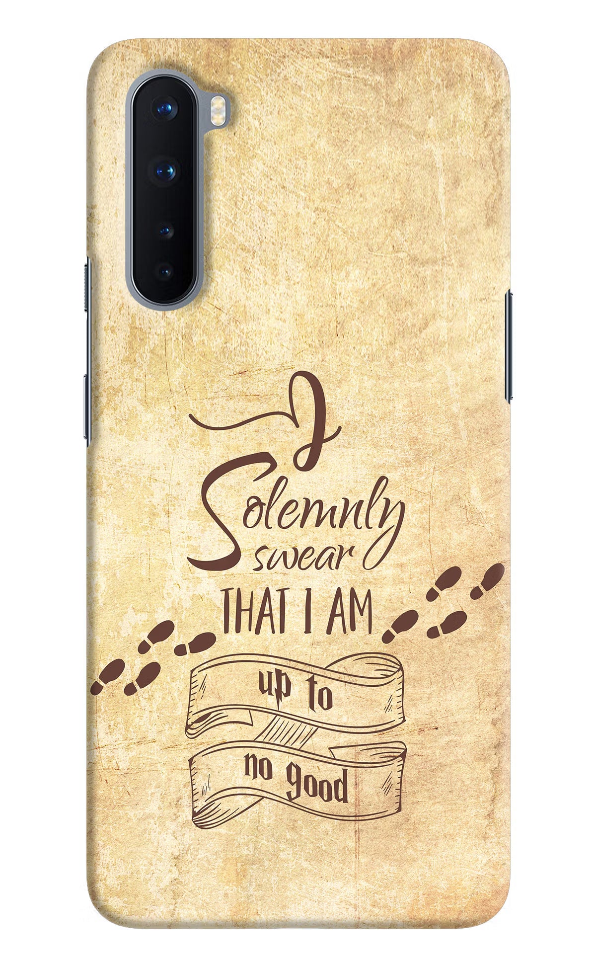 I Solemnly swear that i up to no good Oneplus Nord Hard Case Back Cover by Casekaro