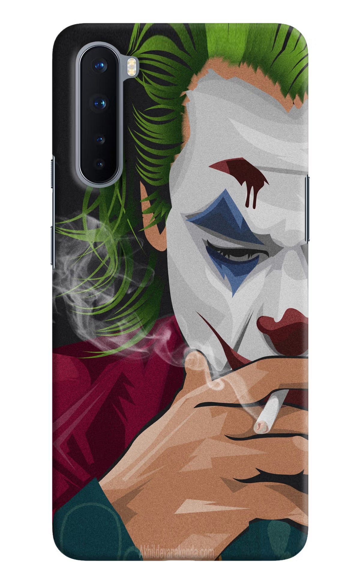Joker Smoking Oneplus Nord Hard Case Back Cover by Casekaro