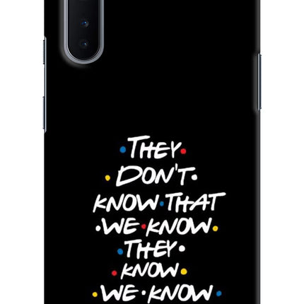 FRIENDS Dialogue Oneplus Nord Hard Case Back Cover by Casekaro