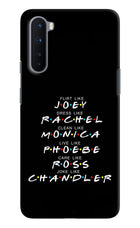 FRIENDS Character Oneplus Nord Hard Case Back Cover by Casekaro