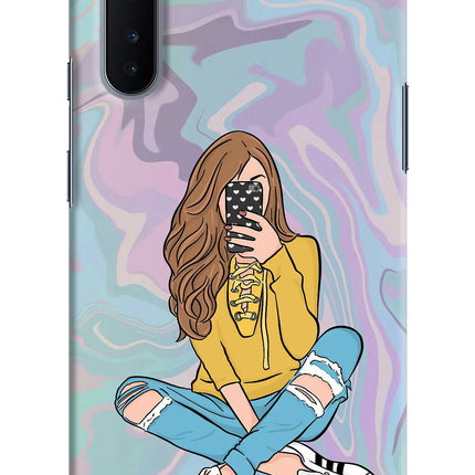 Selfie Girl Oneplus Nord Hard Case Back Cover by Casekaro