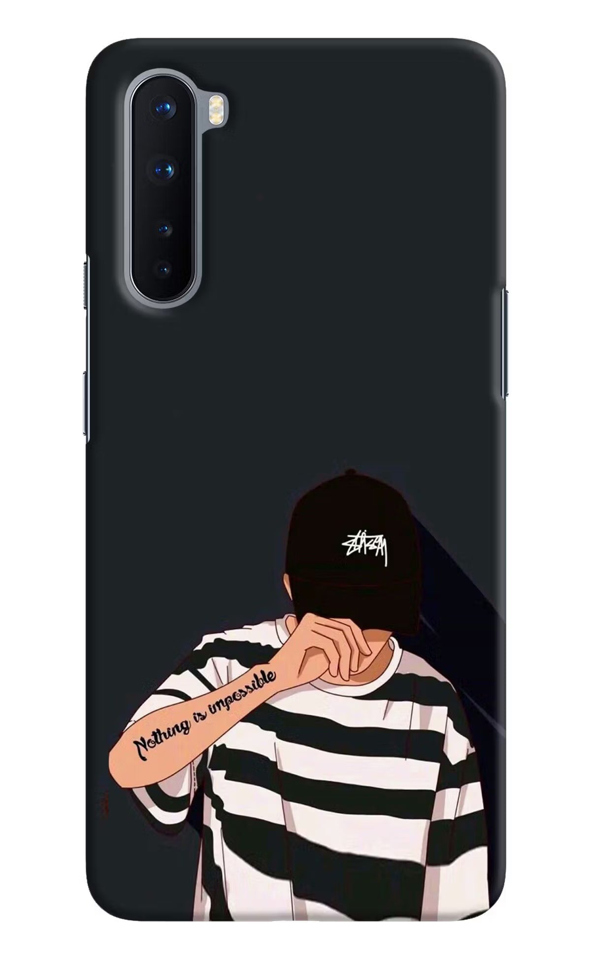 Aesthetic Boy Oneplus Nord Hard Case Back Cover by Casekaro
