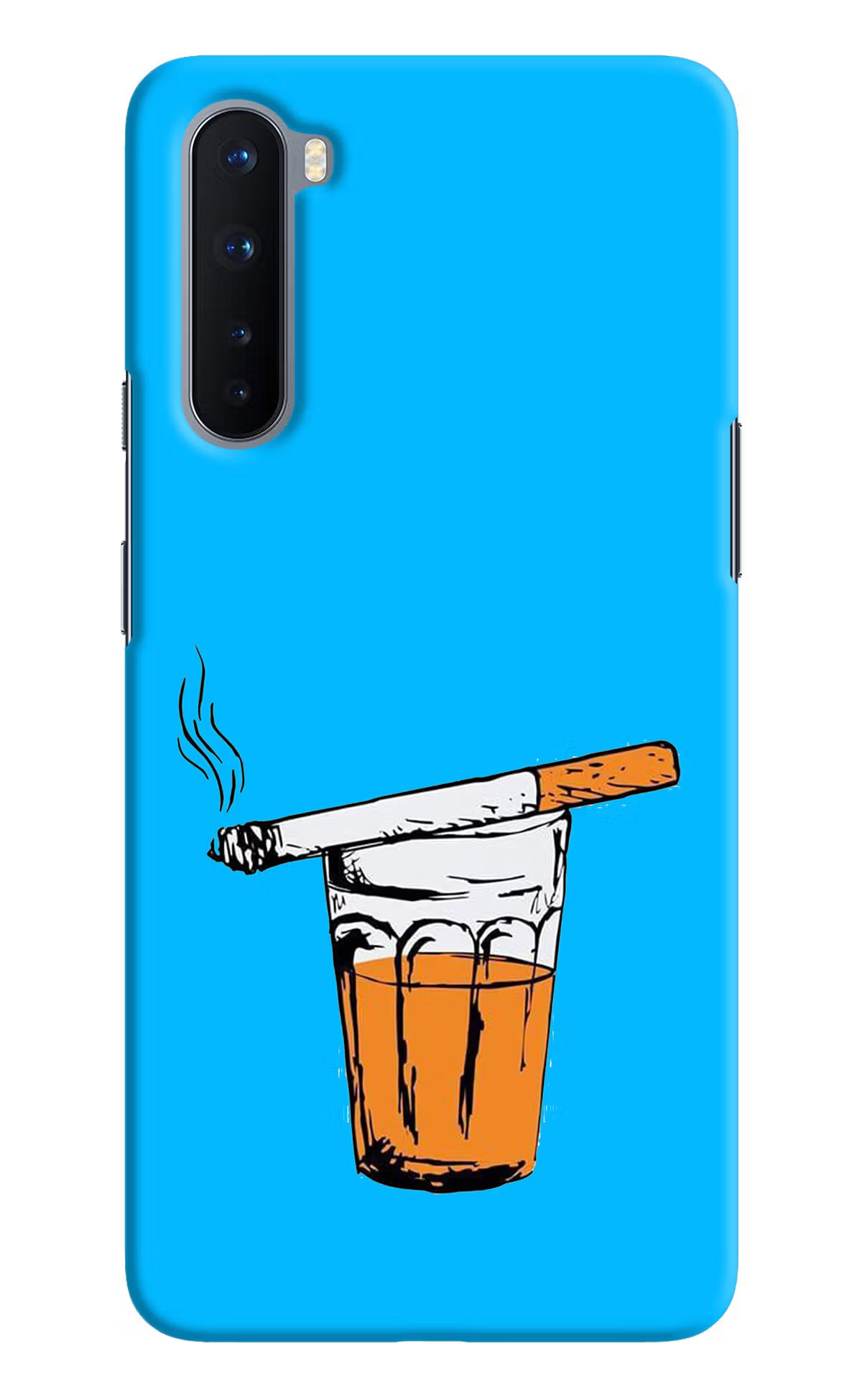 Chai Sutta Oneplus Nord Hard Case Back Cover by Casekaro
