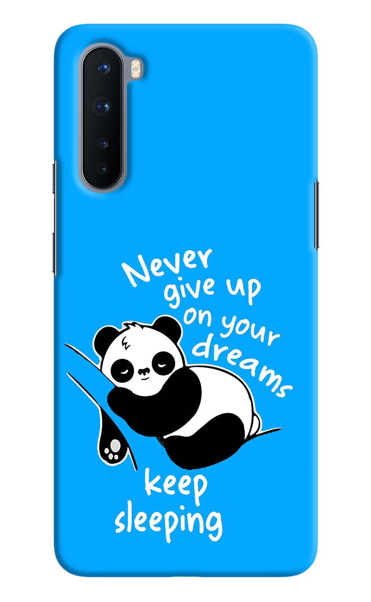 Keep Sleeping Oneplus Nord Hard Case Back Cover by Casekaro
