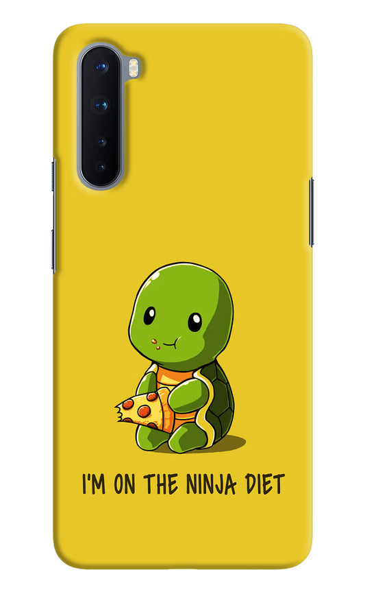 I'm on Ninja Diet Oneplus Nord Hard Case Back Cover by Casekaro