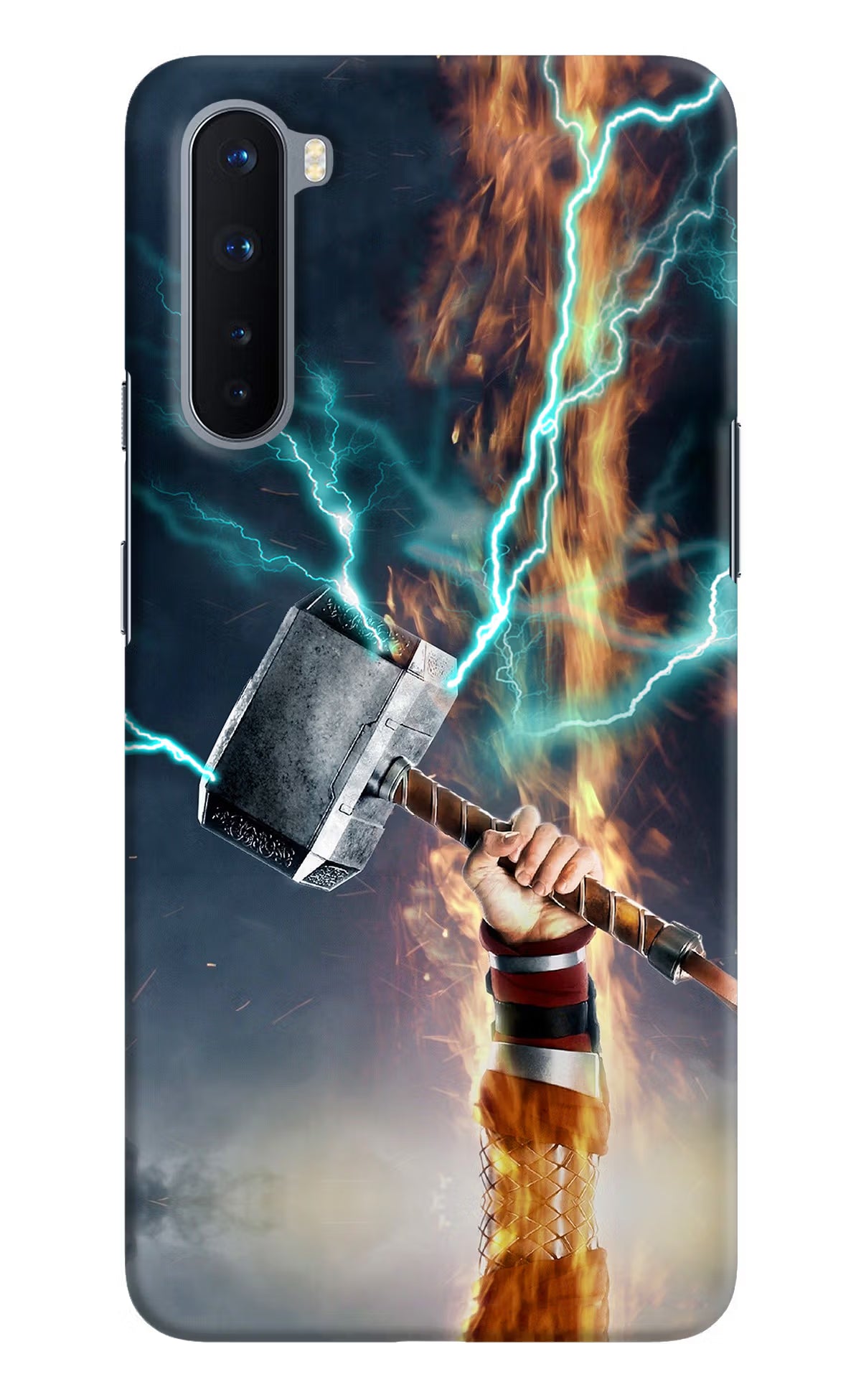 Thor Hammer Mjolnir Oneplus Nord Hard Case Back Cover by Casekaro