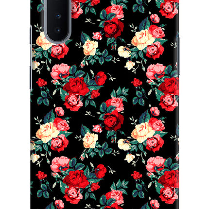 Rose Pattern Oneplus Nord Hard Case Back Cover by Casekaro