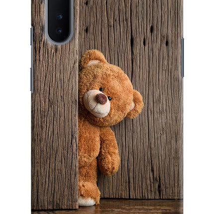 Teddy Wooden Oneplus Nord Hard Case Back Cover by Casekaro