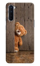 Teddy Wooden Oneplus Nord Hard Case Back Cover by Casekaro