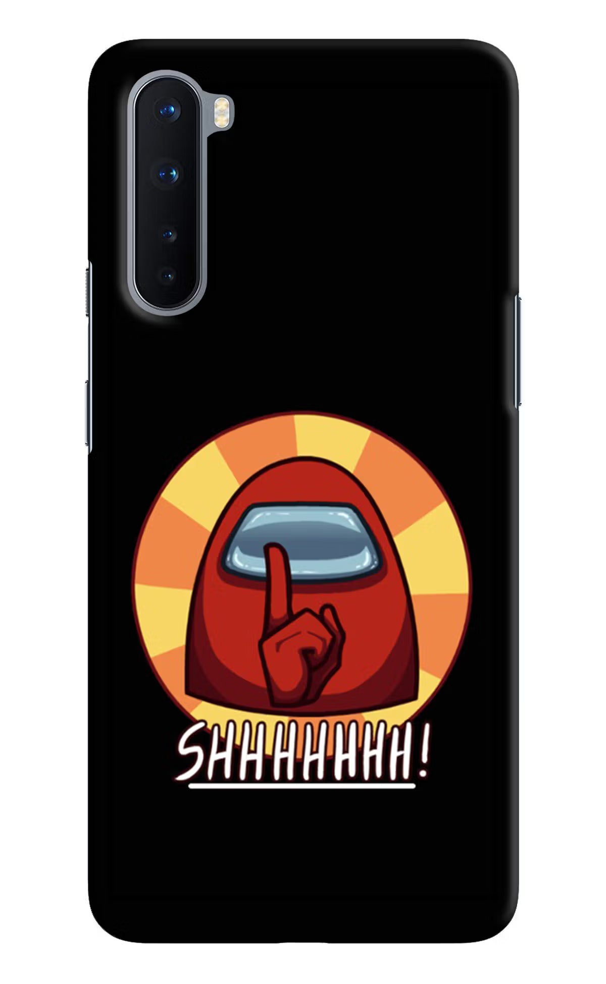 Among Us Shhh! Oneplus Nord Hard Case Back Cover by Casekaro