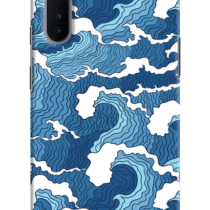 Blue Waves Oneplus Nord Hard Case Back Cover by Casekaro