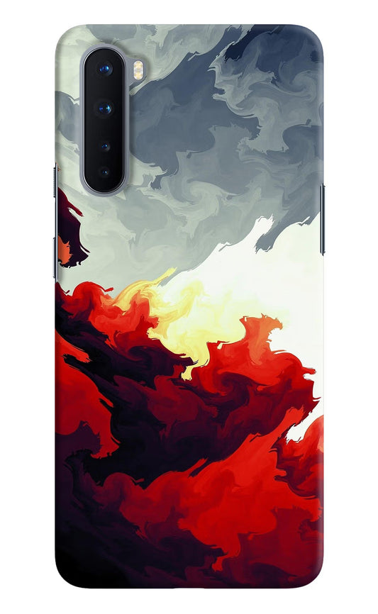 Fire Cloud Oneplus Nord Hard Case Back Cover by Casekaro