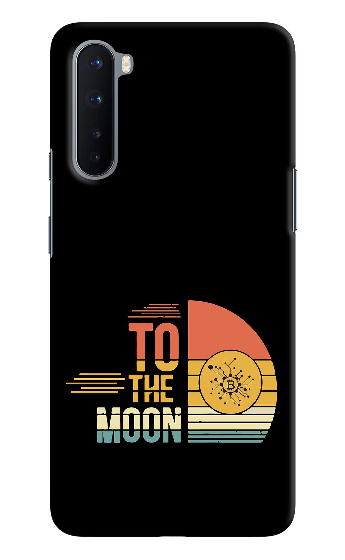 To the Moon Oneplus Nord Hard Case Back Cover by Casekaro