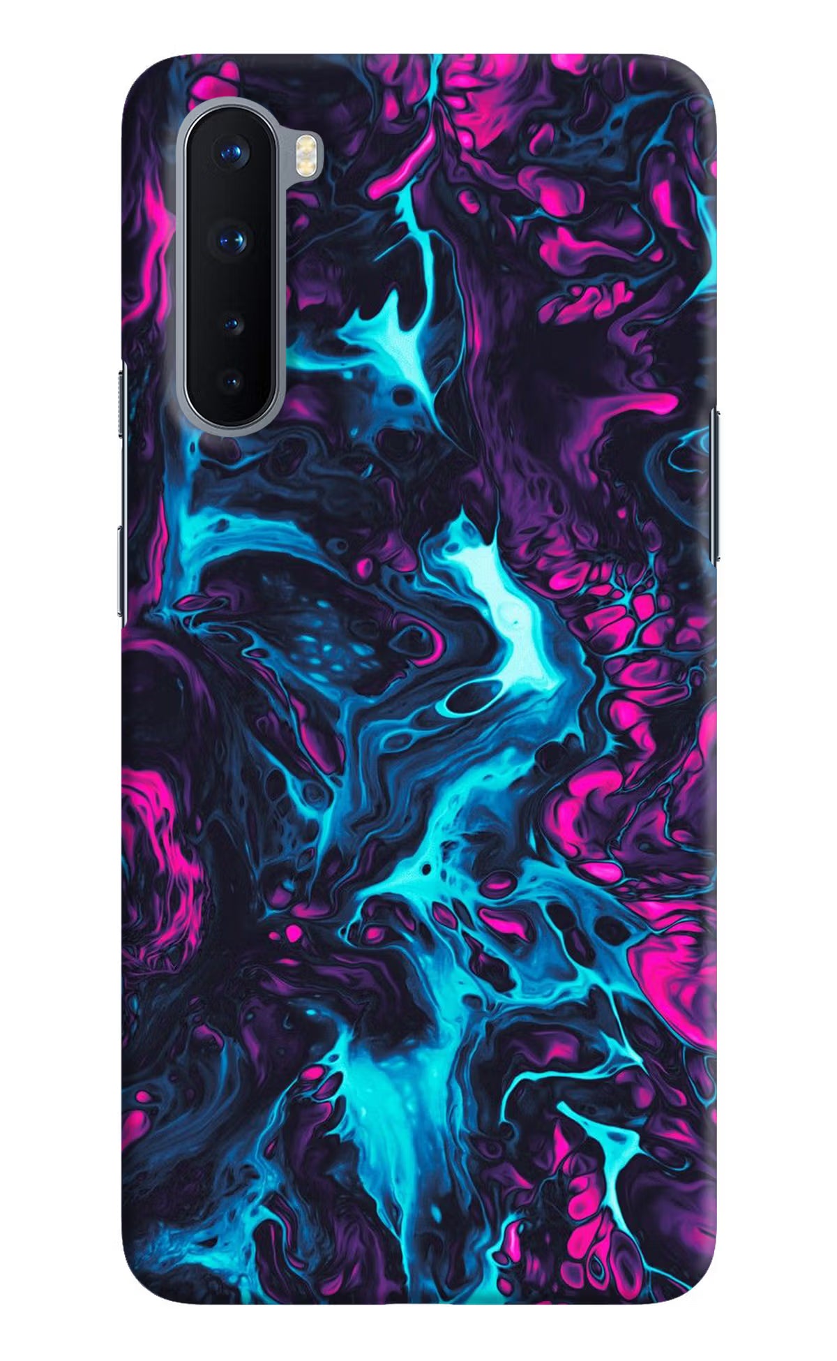 Abstract Oneplus Nord Hard Case Back Cover by Casekaro