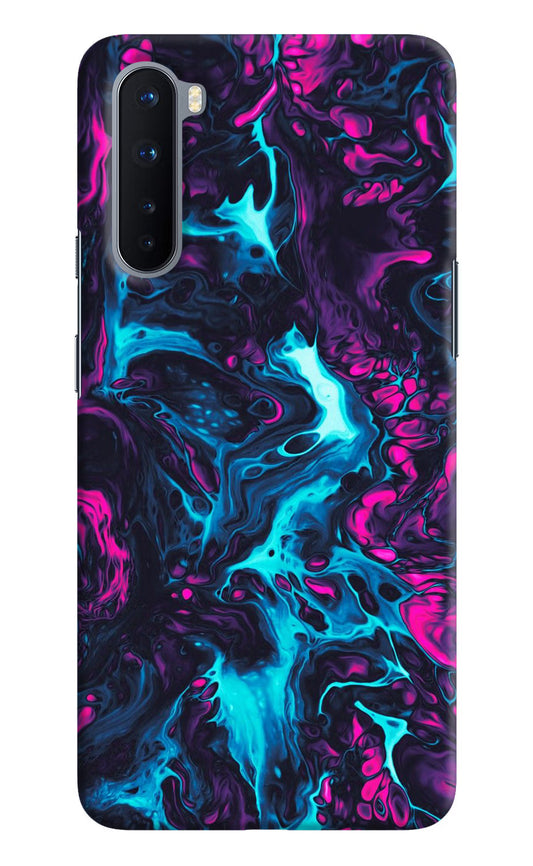 Abstract Oneplus Nord Hard Case Back Cover by Casekaro