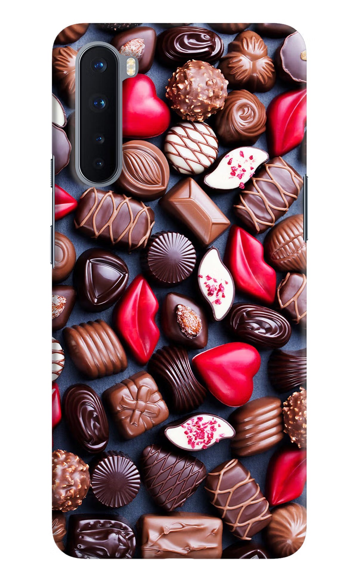 Chocolates Oneplus Nord Hard Case Back Cover by Casekaro