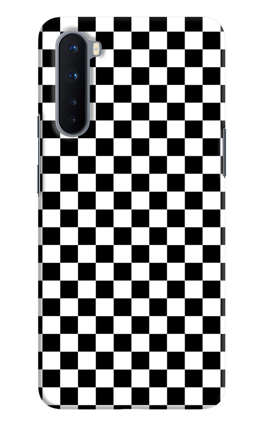 Chess Board Oneplus Nord Hard Case Back Cover by Casekaro