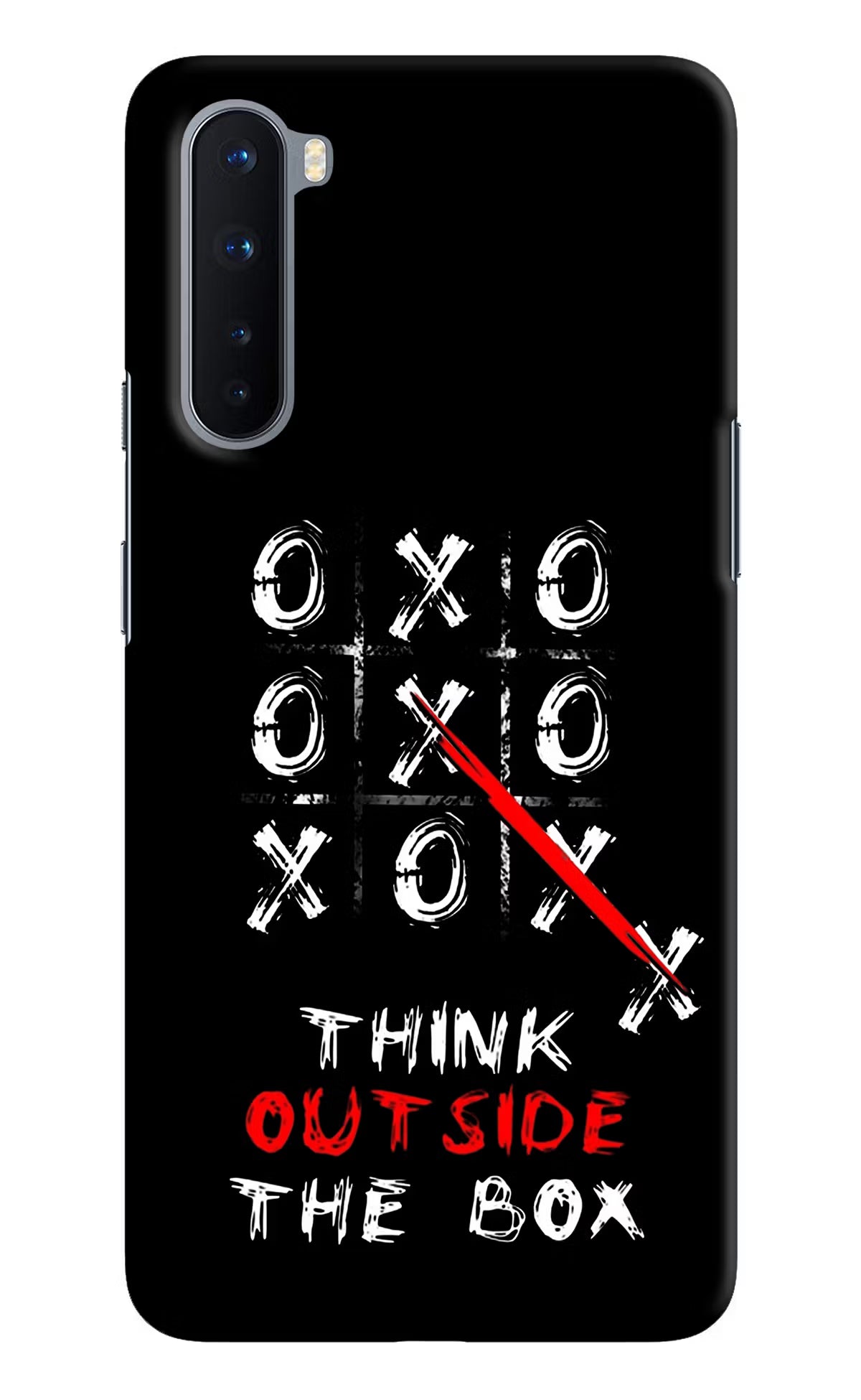 Think out of the BOX Oneplus Nord Hard Case Back Cover by Casekaro
