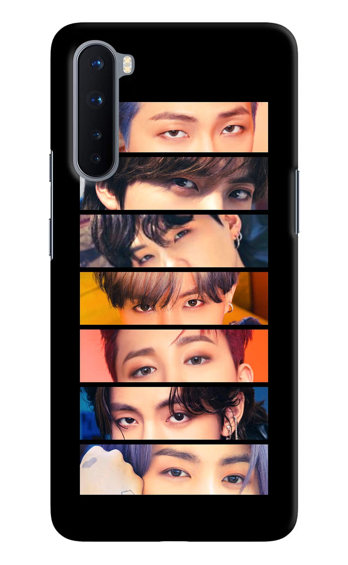 BTS Eyes Oneplus Nord Hard Case Back Cover by Casekaro