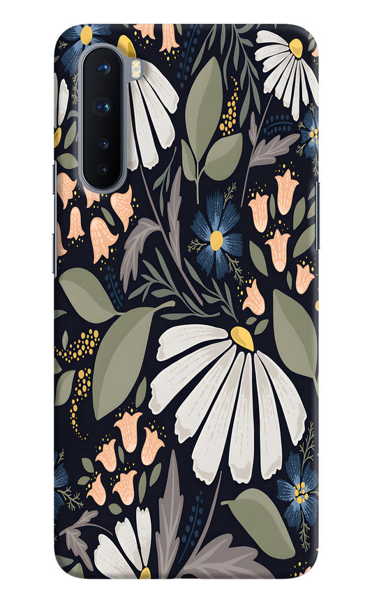 Flowers Art Oneplus Nord Hard Case Back Cover by Casekaro