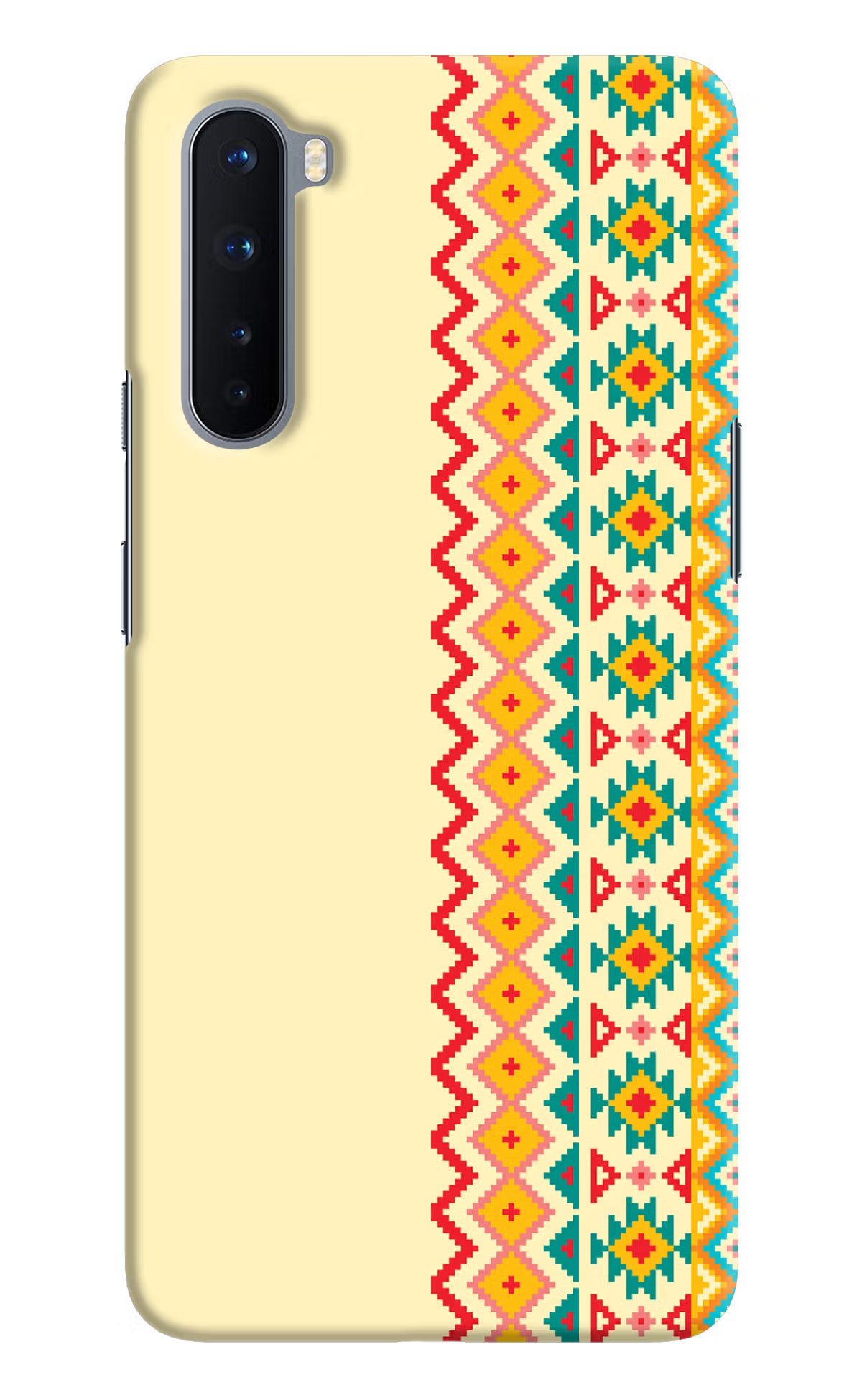 Ethnic Seamless Oneplus Nord Hard Case Back Cover by Casekaro