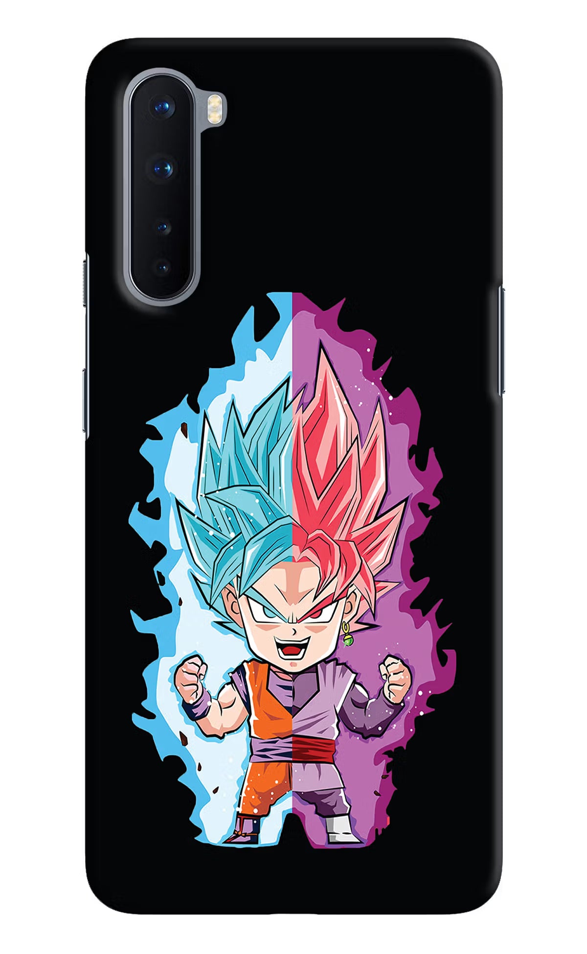 Chota Goku Oneplus Nord Hard Case Back Cover by Casekaro