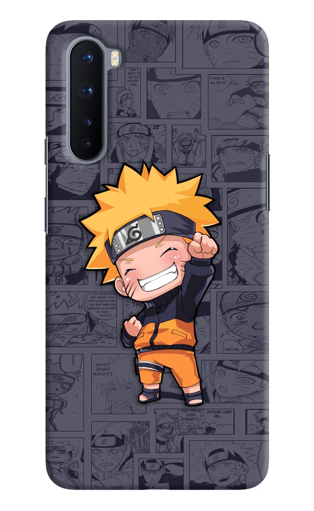 Chota Naruto Oneplus Nord Hard Case Back Cover by Casekaro