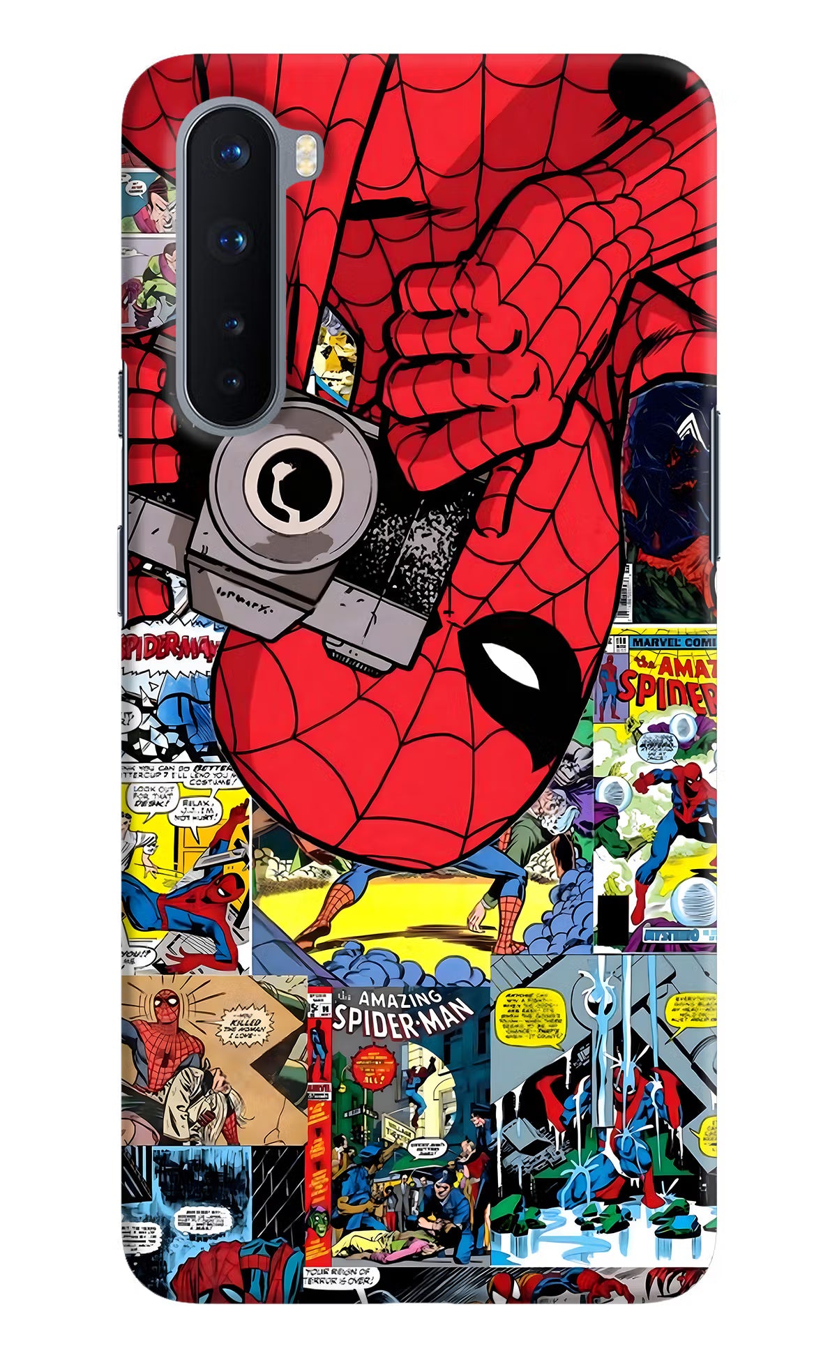 Spider Man Oneplus Nord Hard Case Back Cover by Casekaro