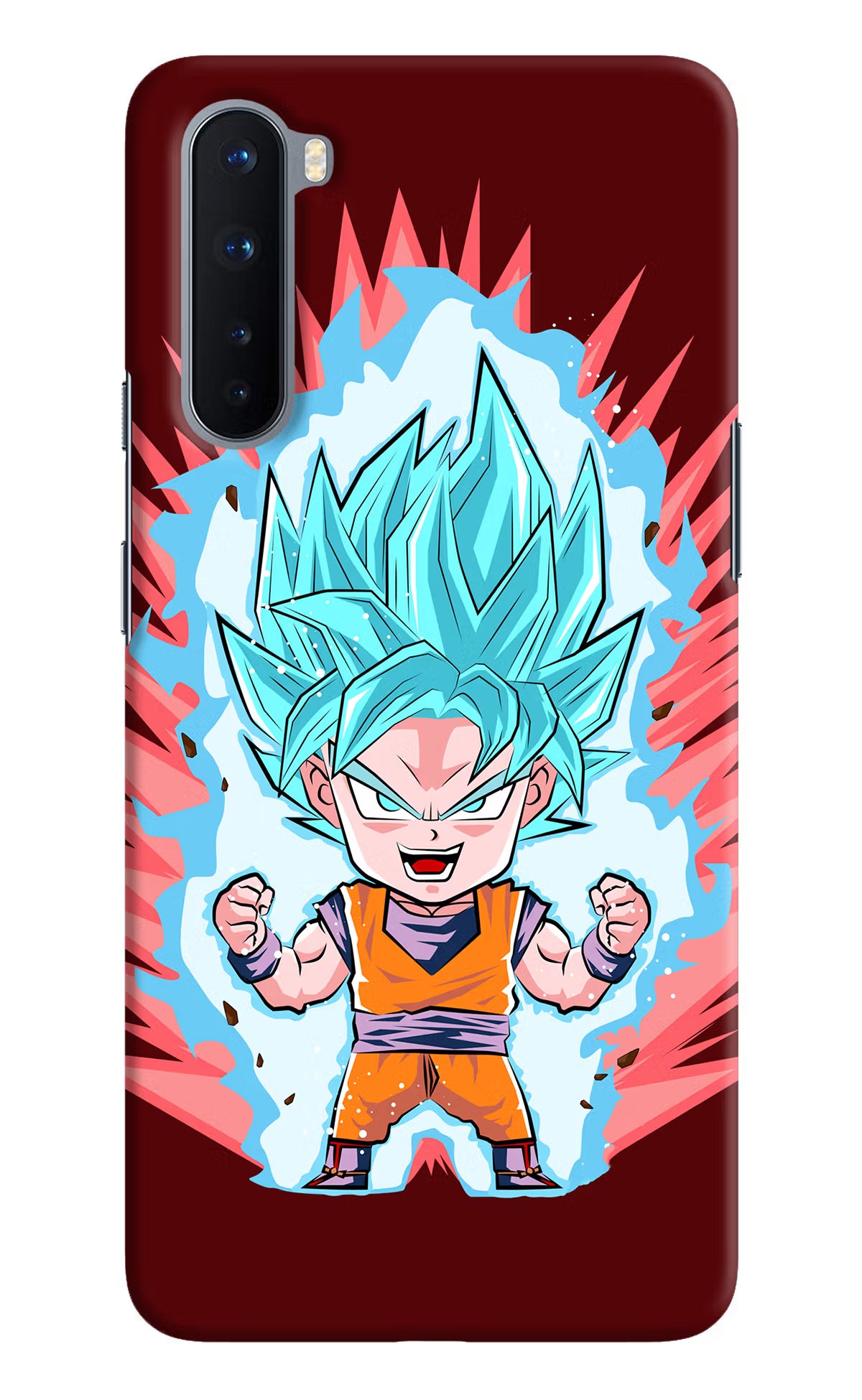 Goku Little Oneplus Nord Hard Case Back Cover by Casekaro