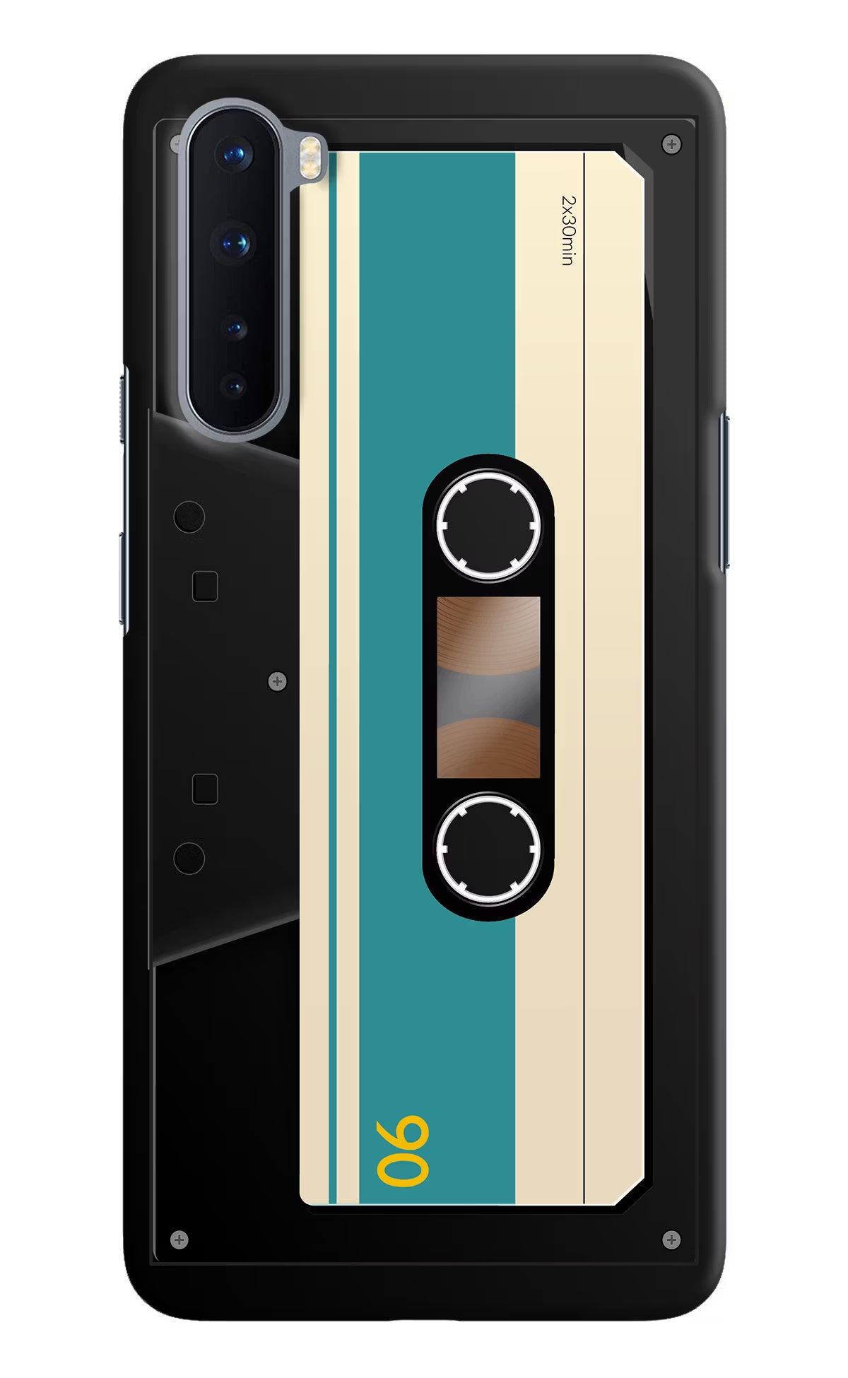 Cassette Oneplus Nord Hard Case Back Cover by Casekaro