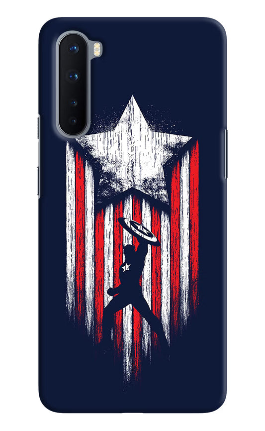 Captain America Marvel Art Oneplus Nord Hard Case Back Cover by Casekaro