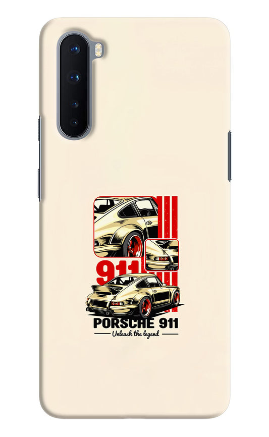 Classic Porsche 911 Oneplus Nord Hard Case Back Cover by Casekaro