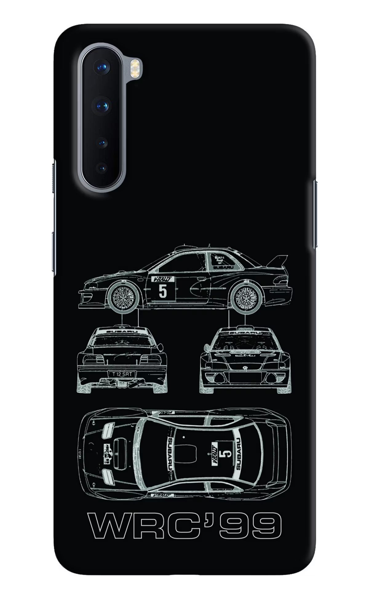 WRC'99 Oneplus Nord Hard Case Back Cover by Casekaro