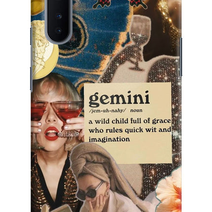 Gemini Zodiac Oneplus Nord Hard Case Back Cover by Casekaro