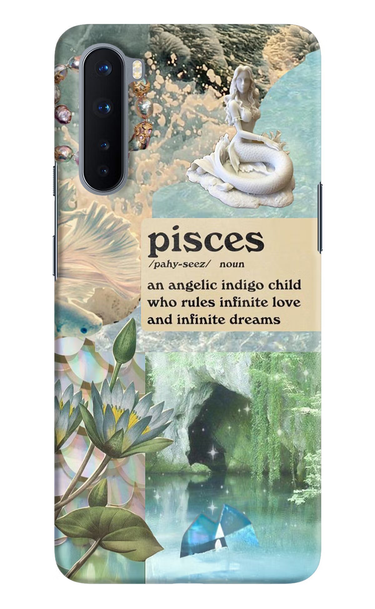 Pisces Zodiac Oneplus Nord Hard Case Back Cover by Casekaro