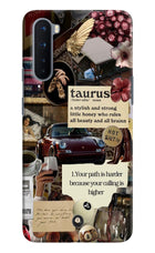 Taurus Zodiac Oneplus Nord Hard Case Back Cover by Casekaro