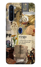 Virgo Zodiac Oneplus Nord Hard Case Back Cover by Casekaro