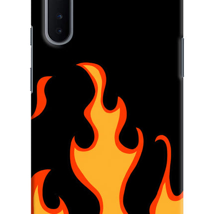 Fired Up – Black Oneplus Nord Hard Case Back Cover by Casekaro