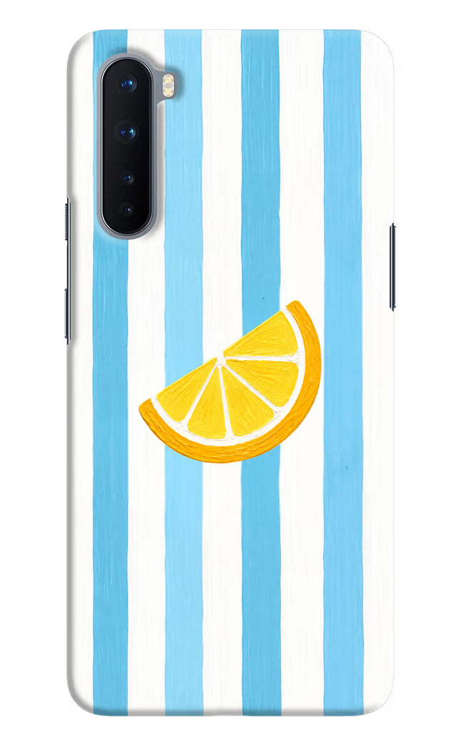 Summer Lemon Oneplus Nord Hard Case Back Cover by Casekaro