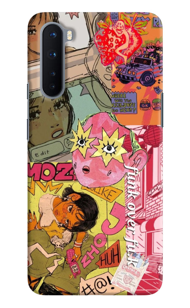 Funkover Oneplus Nord Hard Case Back Cover by Casekaro